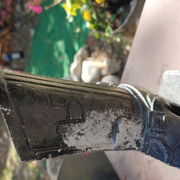 Door Stop Antique Branded Cowboy Boot Cast Iron - Picture 7 of 9